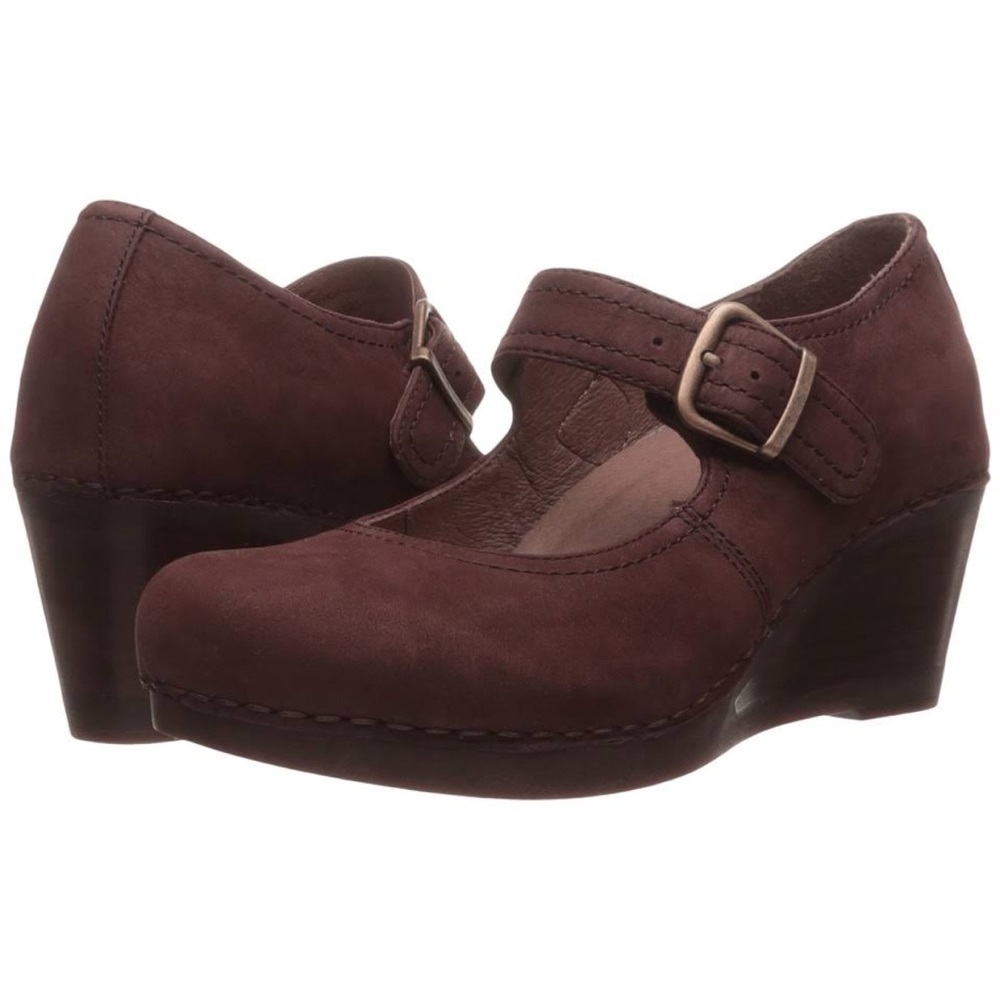 Dansko Sandra Mary Jane Leather Clogs